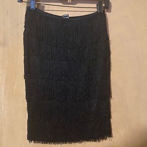 NWT. Fringe Skirt